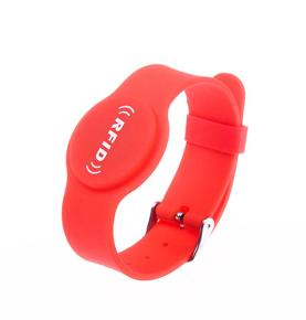 Gelang gesper jam tangan bulat silikon RFID