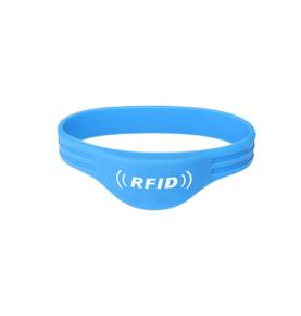 Gelang Setengah Lingkaran Kawat Ganda Silikon RFID