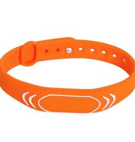 Gelang pintar dua warna silikon RFID