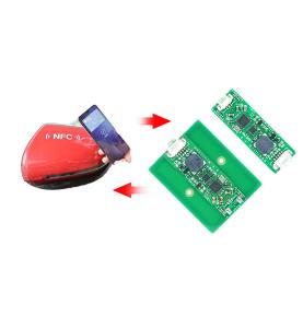 Modul baca-tulis NFC port seri UART TTL modul pembaca-penulis RFID modul pembuka kunci kendaraan listrik NFC LPCD