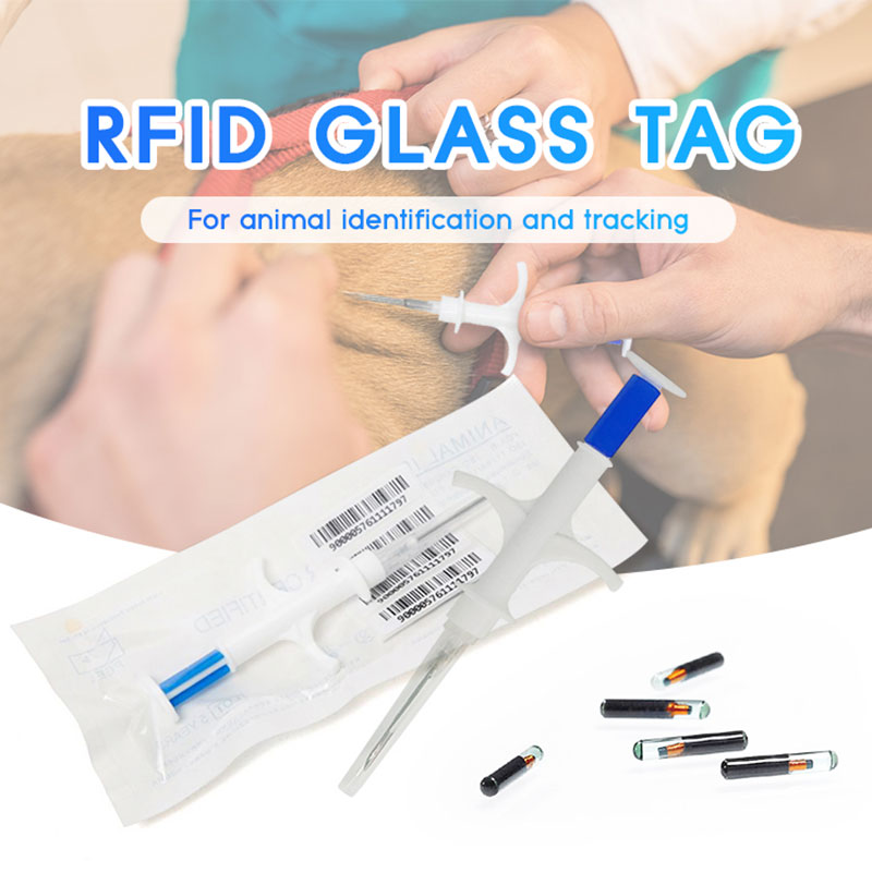 Tag bioelektronik tabung kaca RFID injeksi hewan