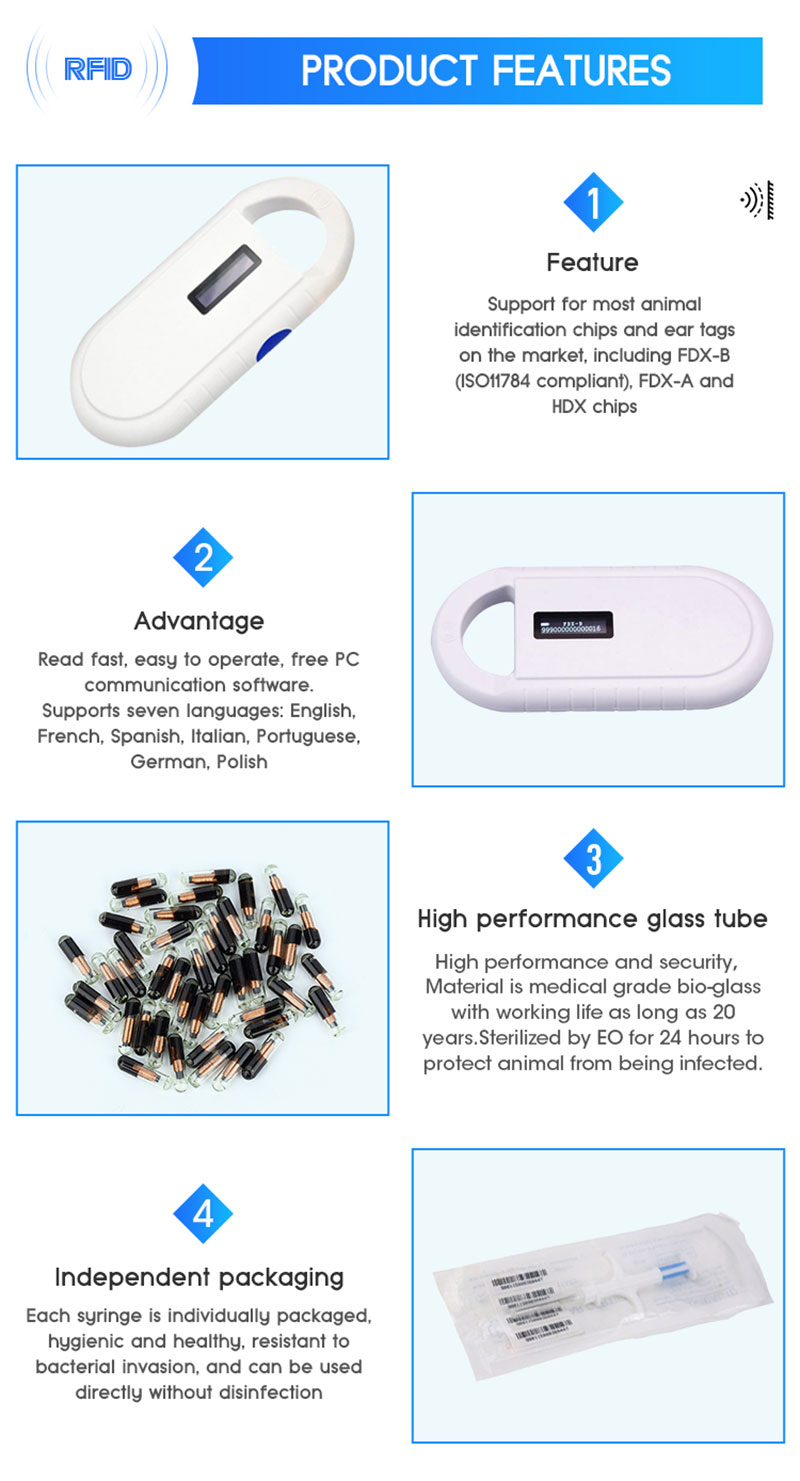 Pembaca Tag Kaca RFID 2