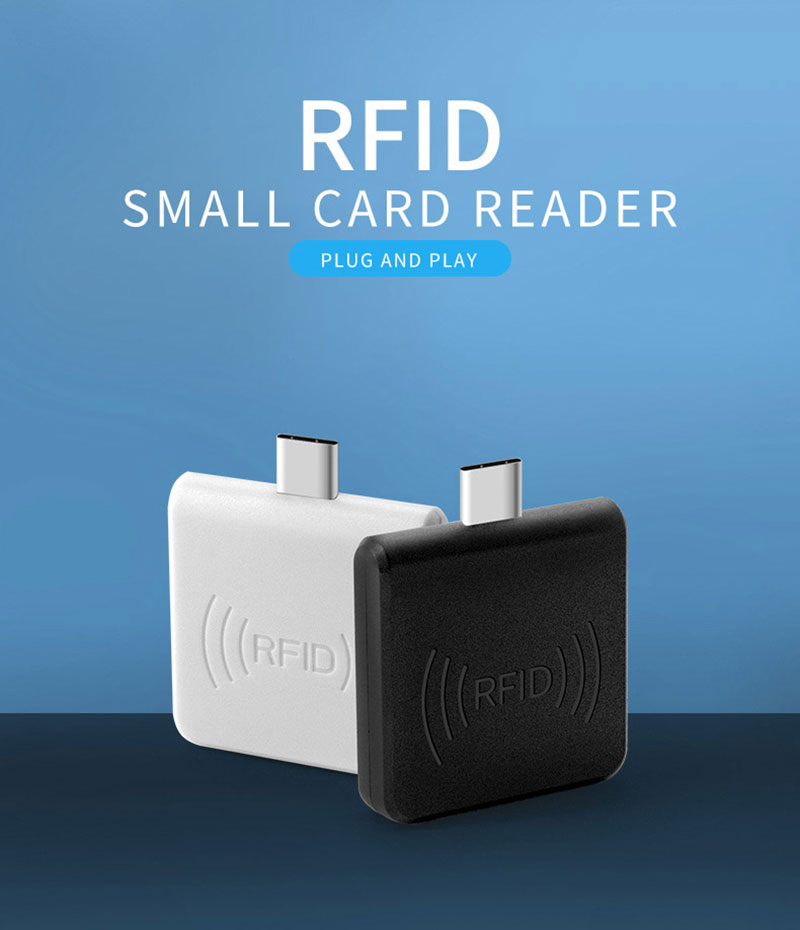 Frekuensi Pembaca RFID Microchip Ponsel Android 13.56mhz