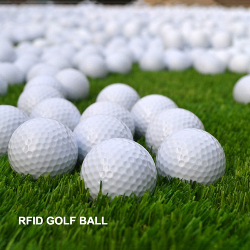 Penjualan Terlaris Bola 2 Lapis Bola Golf Uhf RFID dengan chip Alien H3 untuk Pelacakan dan Manajemen2