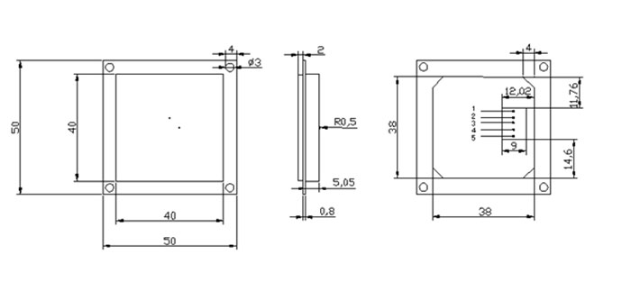 Pembaca RFID modul UHF jarak identifikasi pembaca kartu uhf TTL 3 meter ke antarmuka USB 915mhz standar Eropa 2