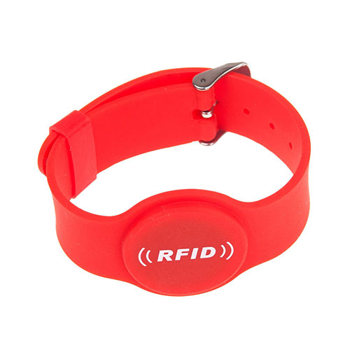 Gelang gesper jam tangan bulat silikon RFID 2