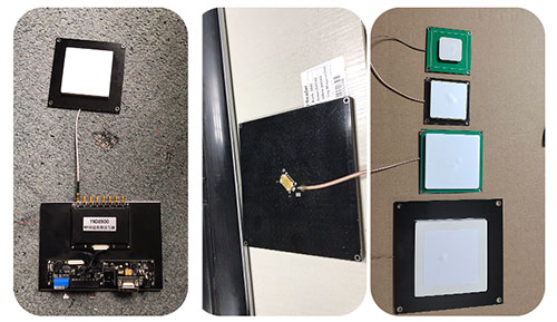 915 polarisasi melingkar Antena keramik rfid UHF PCB antena pembaca UHF konektor SMA/TNC jarak jauh 4