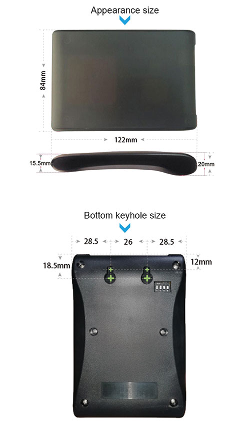 Port serial Komunikasi Wigand 2dBi desktop UHF Pembaca tag RFID Pembaca UHF 2