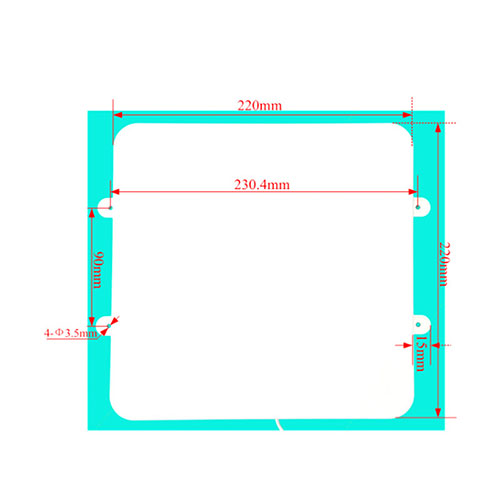 RFID 8dBi Antena Polarisasi Melingkar Khusus Ritel Baru UHF 900M VSWR Rendah Antena Penyimpanan 3