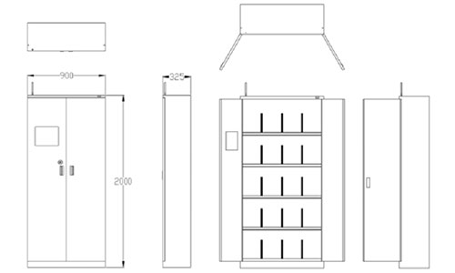 Lemari Arsip Cerdas RFID UHF