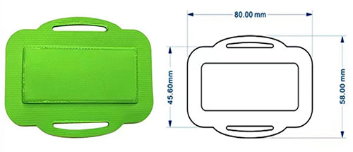 Tag RFID anti-logam Inventaris aset logam luar ruangan Tag elektronik anti-logam induksi RF manajemen 2