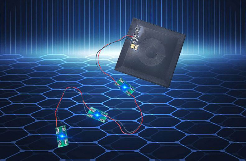 Lampu induksi NFC- Label Pemancar Cahaya Pasif Chip Pemancar Kartu Pintar Terang Label Multi-cahaya Frekuensi Radio 13.56MHZ 2 