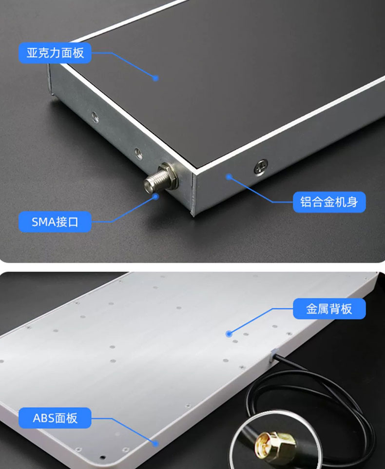  harga rendah rfid panel datar pintu akses anti-pencurian 915M frekuensi ultra tinggi strip panjang dekat antena lapangan supermarket rak ritel baru manajemen lemari arsip 5