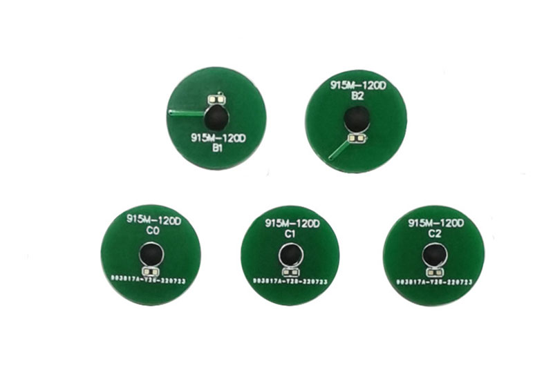 Tag UHF tahan suhu tinggi 12mm Bahan PCB RFID elektronik protokol tag ISO/IEC18000-6