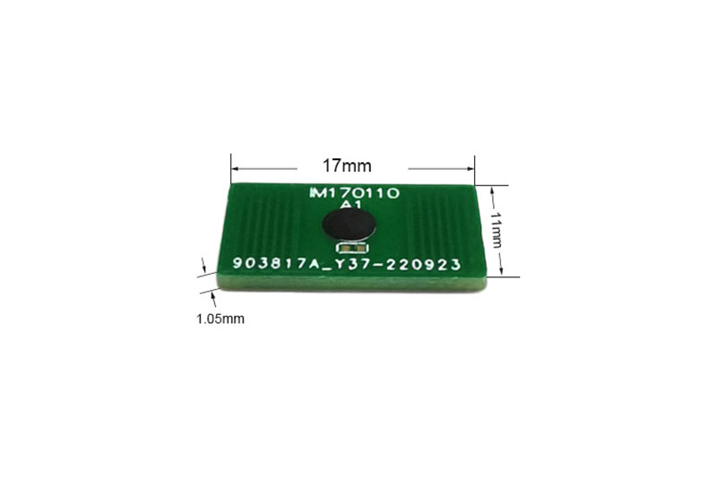 11*17MM UHF RFID tag PCB anti -Manajemen aset tag logam chip R6P tahan suhu tinggi 2