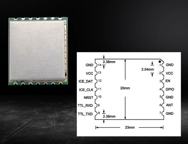 Modul pembaca RFID UHF Pembaca tag elektronik frekuensi radio WiFi Bluetooth Modul identifikasi frekuensi radio TTL