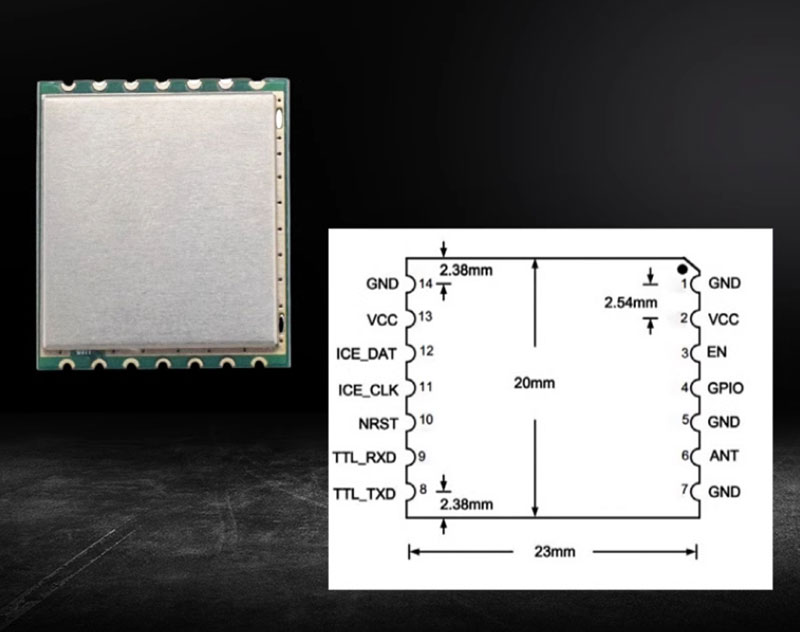 Modul pembaca RFID UHF Tag elektronik frekuensi radio WiFi Bluetooth modul identifikasi frekuensi radio TTL pembaca 5