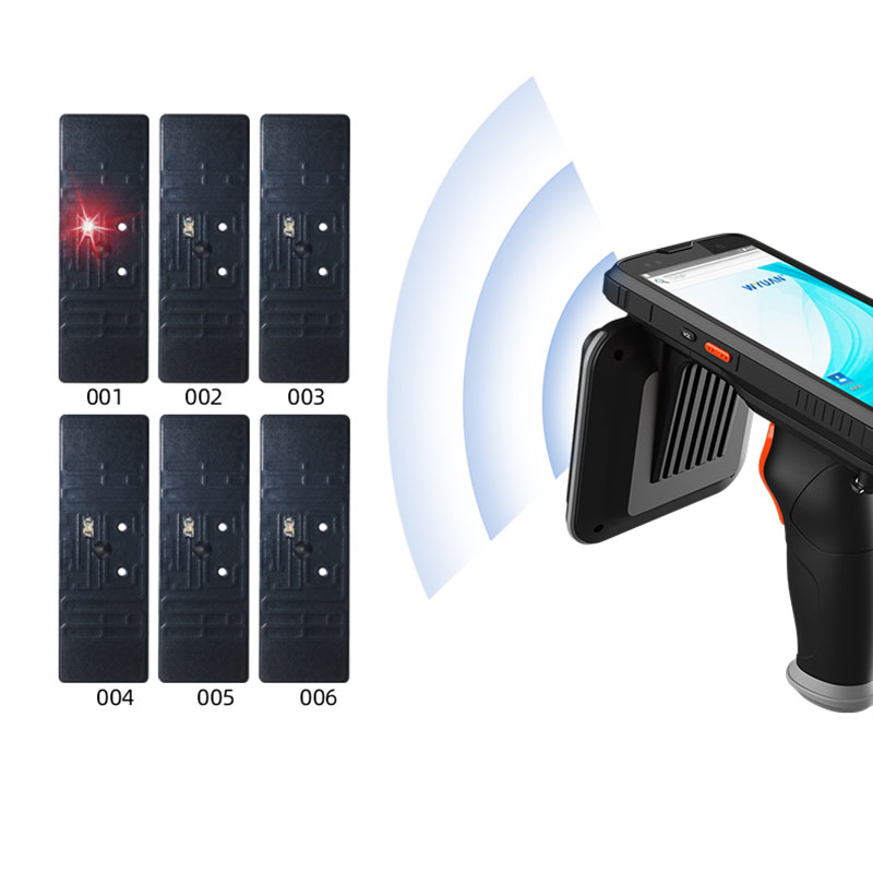 tag elektronik bercahaya rfid Lampu LED pasif UHF frekuensi ultra tinggi meminta pemosisian dan menemukan objek anti-logam anti-gangguan 2